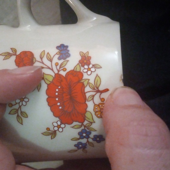 Set of 7 Vintage 1970’s “Summer Garden” by Excel Linda Coffee Cups, never used - Picture 4 of 4